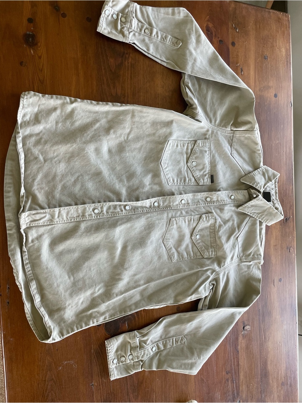 Lapco Tan Pearl Snap